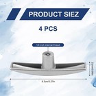 Peutier 2pcs Rv Waste Valve Handle Replacement Compatible 8 3x2 5cm  Silver 