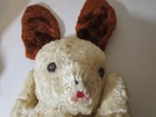 Vintage Steiff 1949 Rabbit With A Zipper Pouch And Baby Rabbits