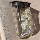 1920 s Us Mailbox Antique Glass Embossed Porch Mailbox   Visible Mail Hand Paint