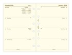 Filofax Pocket Week On Two Pages Cotton Cream English 2026 Diary 26-68224