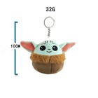 Star Wars Baby Yoda Grogu Soft Stuffed Plush Toy Pillow Keychain 4  Fast Ship     