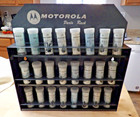 Vintage Motorola Radio Hardware 15  Metal Parts Display Rack