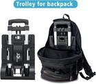 Aluminium Luggage Cart Folding Dolly Moving Warehouse Hand Truck Trolley Cart