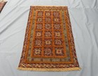 Fine Hand Knotted Afghan Mushwani Rug 3x4 Vintage Persian Style Oriental Carpet