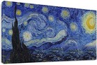 Starry Night By Vincent Van Gogh Large Classic Wall Art Reproduction Print On 