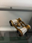 Vintage Lemaire Paris Brass Mother Of Pearl Binoculars Theater Opera Glasses