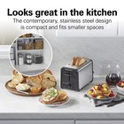 Nib Stainless Steel 2-slice Toaster     Wide-slot Design With Bagel Function