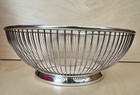 Vintage Gorham Silver Plate Wire Fruit Bowl Yc742 Mcm Centerpiece Basket 9 5 Inc