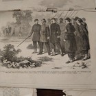 Antique New York Civil War Era Newspapers Illustrated 1861 Lot Of 3 Torn 