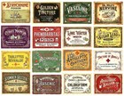Apothecary Stickers 16 Labels Pharmacy Cabinet D  cor Cut   Peel Sheet  1451