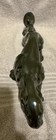 Mid-century Black Panther Ceramic Figurine  Marked 98