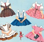 Vntge 1950s Betsy Mccall Paper Doll lazr Reproductin from Org In Size Uncut Rare