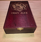 Qty Available Drew Estate Crazy Alice 5x6 5x2 25 Solid Wood Cigar Box