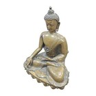 Large Tibet Tibetan Buddhism Temple Medicine Buddha Statue Cast Brass Bronze