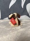 Russ Dog Randy Luv Pets Red Hearts Brown Beige Puppy 5  Plush Toy Lovey 20939