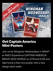 Captain America Brave New World Amc Imax     wednesday Wingman    Poster Week 1 Of 2