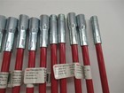 Meeco 30023  1 4  Npsm X 48  Chimney Brush Fiberglass Extension Rod  16 Pack