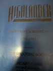 Signed Highlander Script   100th Episode Catalog