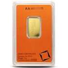 5 Gram Valcambi  9999 Fine Gold Bar In Assay
