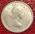 High Grade Xf 1959 Canada 25 Cents Silver Coin-jun343