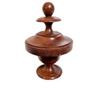 Decorative Wood Post Finial Newel 4 61 In Vintage French Architectural Salvage