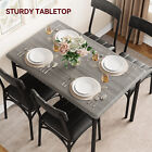     dining Table Set For 4 Kitchen Table Chairs Metal Wood Upholstered Dining Sets