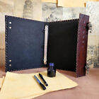 Leather 3 Ring Binder Over Size Binder Leather Binder Cover Notebook Folder