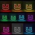 Marshmello Dj Mask Full Head Halloween Cosplay Led Helmet Masks Party Bar Props