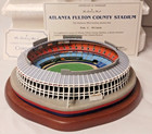 Rare Danbury Mint Atlantic Fulton County Stadium Former Home Of Atlanta Braves