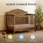 Convertible Crib 4-in-1 Walnut Adjustable Mattress Heights Davinci Fiona