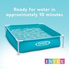 Intex Mini Frame Kids 48x48x12    Beginner Kiddie Swimming Pool   57173ep  used 