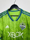 Seattle Sounders Fc Adidas 2018 Authentic Match Home Kit Jersey Shirt Size L Mls