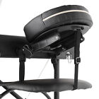 Portable Massage Table - Tri-fold Aluminum Legs With Carrying Case - Black