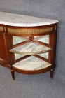 19th C  French Louis Xvi Style Marble Top Bronze Mounted Sideboard