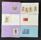 Argentina Stamp Collection Dealer Cards  454 Cv Mint   Used Zayix