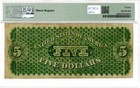 1861  5 Boston Demand Note Fr 3 20 Pmg 2297953-003
