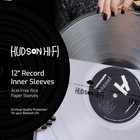 Anti-static Vinyl Record Inner Sleeves 100 Pack - Durable Clear Disc Sleeves-   