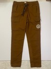Hurley Camel Brown Utility Cargo Pants With Drawstring Size M