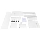 Acrylic Podium 48  Acrylic Podium Stand Reading Surface Storage Shelf Clear