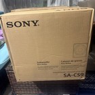 New Open Box Sony Sa-cs9 10  Powered Subwoofer Deep Bass Home Theater Black