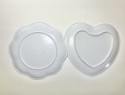 2 Vintage 90 s Barbie 8    Pink Child Dinner Plates Mattel Zak Designs