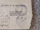 Antique April 1919 World War I Special Military Order Letter