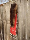 Sioux Pipe Bag Vintage Quilled Lakota Sioux Native American Otter Pelt Pipe Bag