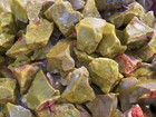 1000 Carat Lots Of Green Opal Rough - Plus A Free Faceted Gemstone