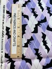 Moda Halloween Fab Boo 100  Cotton Fabric Yard 36x44 Lavender 22481 12 Bats Bat