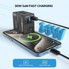 2-pack Universal Travel Adapter Converter Usb Wall Charger Ac Power Plug