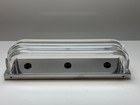 Vtg Mid-century Art Deco Ribbon Chrome Lucite Acrylic Vanity Wall Fixture 18 