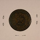 1861 Canada nova Scotia  victoria   One-cent Copper Coin Large Rosebud   ef  