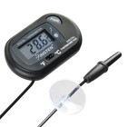 New Digital Lcd Fish Tank Aquarium Marine Water Thermometer Temperature Black