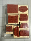 Stampin  Up Wood Rubber Stamp Set Of 8  sweet Sentiments  Paper Crafts  Cards